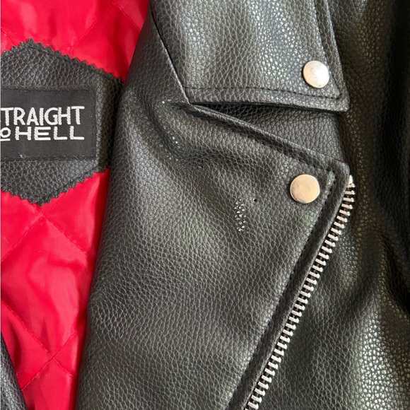 Straight to Hell vegan leather Defector II Jacket - Picture 2 of 6